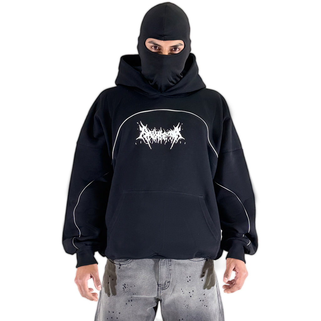 Hoodie Vena| Negro