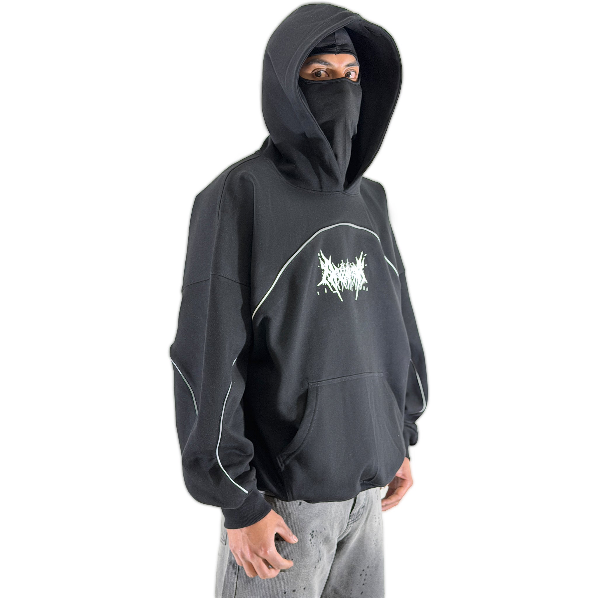 Hoodie Vena| Negro